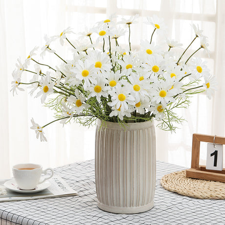 Small Daisies Simulation Bouquet 5 Dutch Chrysanthemum Cosmos Chamomile Wedding Home Decoration Fake Flowers Factory Outlet - Maru Furniture Plants & Flowers # (Store description) 