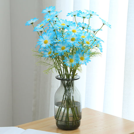 Small Daisies Simulation Bouquet 5 Dutch Chrysanthemum Cosmos Chamomile Wedding Home Decoration Fake Flowers Factory Outlet - Maru Furniture Plants & Flowers # (Store description) 