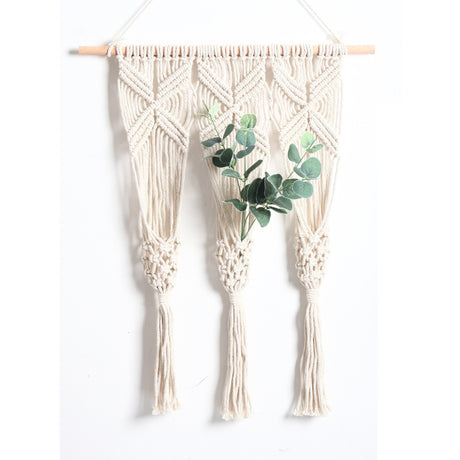 Woven Tapestry Bohemian Dried Flower Pot Rack - Maru Furniture Tapestries # (Store description) 