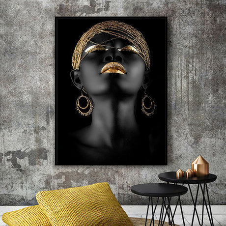 African Woman Decorative Painting - Maru Furniture Wall Art & Paints # (Store description) 