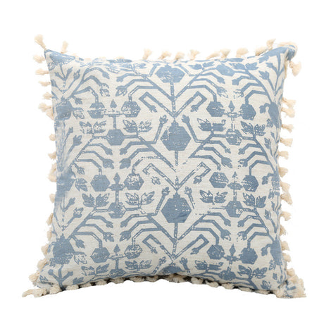 Printed Tufted Throw Pillow Cushion Cover