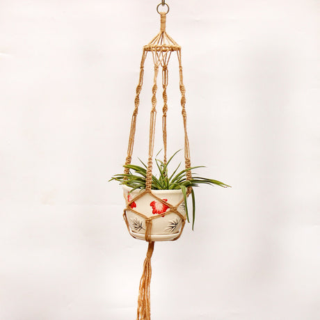 Vintage Macrame Plant Hanger - Maru Furniture Plants & Flowers # (Store description) 