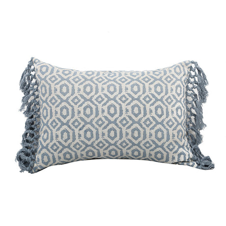 Printed Tufted Throw Pillow Cushion Cover