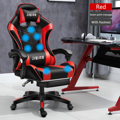 Men's Computer Home Comfort Ergonomic Dormitory Gaming Seat Swivel Chair - Maru Furniture Accent Chairs # (Store description) 