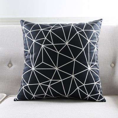 Geometric striped sofa throw pillow - Maru Furniture Throw Pillows # (Store description) 