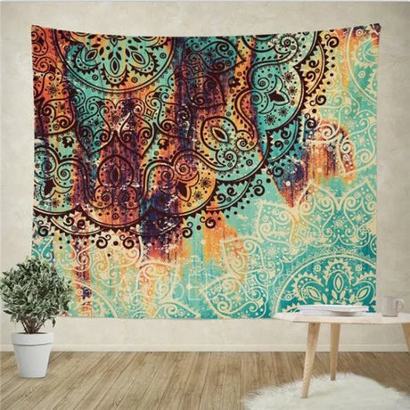 Sevenstars Bohemian Mandala Tapestry Hippie Floral Tapestry Sketched Flower Tapestry Art Print Tapestry For Room - Maru Furniture Tapestries # (Store description) 