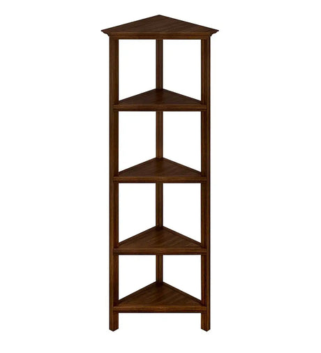 60" Bookcase With 4 Shelves In Walnut - Maru Furniture Bookcases # (Store description) 