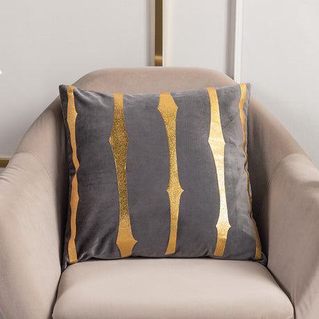 Living Room Stripe Printed Throw Pillow Cushion Cover