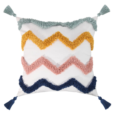 New Wave Color Tassel Throw Pillow Cover - Maru Furniture Throw Pillows # (Store description) 