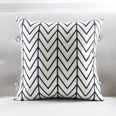 Geometric striped sofa throw pillow - Maru Furniture Throw Pillows # (Store description) 