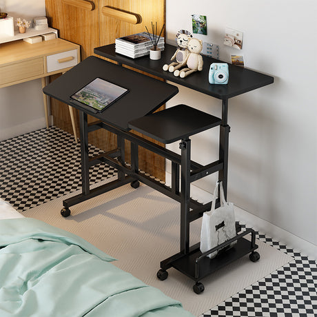 Mobile Computer Lifting Foldable Standing Desk Bedroom Bedside Desk Single Small Table - Maru Furniture Accent Chairs # (Store description) 