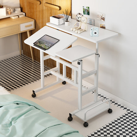 Mobile Computer Lifting Foldable Standing Desk Bedroom Bedside Desk Single Small Table - Maru Furniture Accent Chairs # (Store description) 