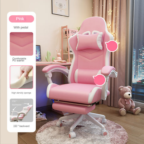 Cute Girls Bedroom Comfortable Sedentary Gaming Chair - Maru Furniture Accent Chairs # (Store description) 