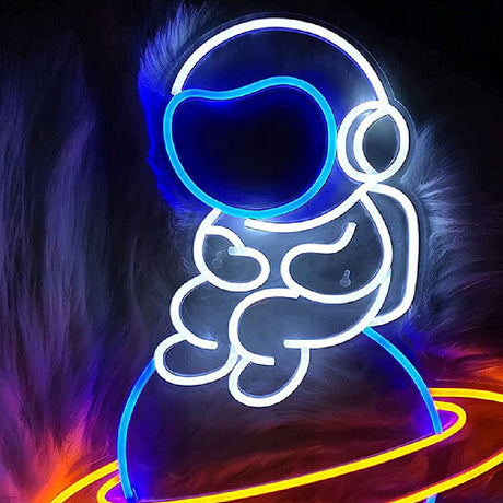 New Glowing Astronaut Neon Light - Maru Furniture Neon # (Store description) 