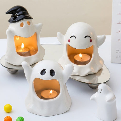 Special Halloween Ghost Festival Ceramic Craft Ornaments - Maru Furniture Decorative Accessories # (Store description) 