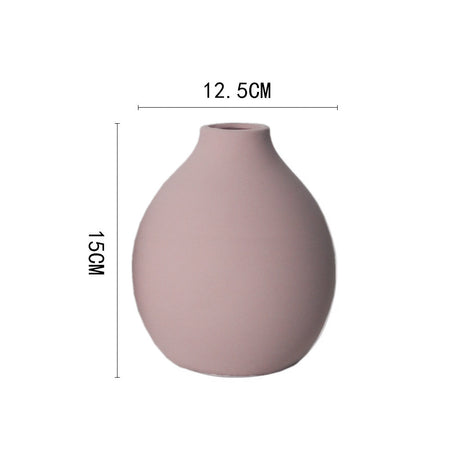 Ceramic Vase Home Furnishings, Creative Flower Arrangements - Maru Furniture Vases & Bowls # (Store description) 